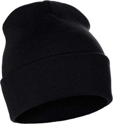 Classic Plain Cuffed Beanie Winter Knit Hat Skully Cap, Unisex Toboggan Hat in Saudi Arabia
