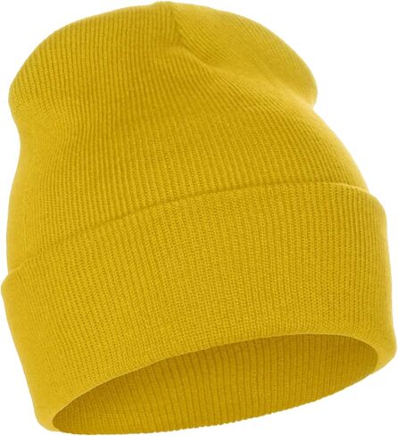 Classic Plain Cuffed Beanie Winter Knit Hat Skully Cap, Unisex Toboggan Hat in Saudi Arabia
