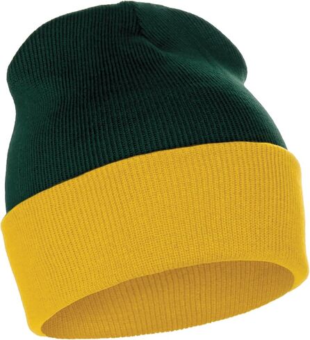 Classic Plain Cuffed Beanie Winter Knit Hat Skully Cap, Unisex Toboggan Hat in Saudi Arabia