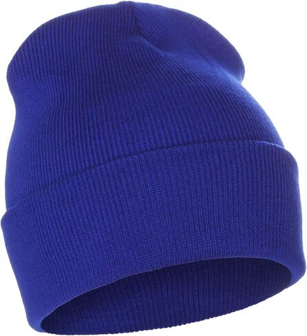 Classic Plain Cuffed Beanie Winter Knit Hat Skully Cap, Unisex Toboggan Hat in Saudi Arabia