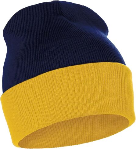 Classic Plain Cuffed Beanie Winter Knit Hat Skully Cap, Unisex Toboggan Hat in Saudi Arabia