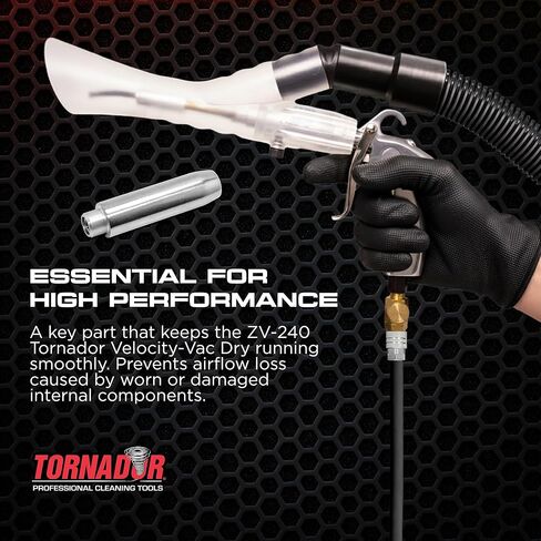 Tornador ZV-404 Velocity-Vac Valve Body #4 | OEM Fit for ZV-240 | Shop-Grade Construction | Quick-Swap Installation | Restores Suction Power for Professional Auto Detailing in Saudi Arabia