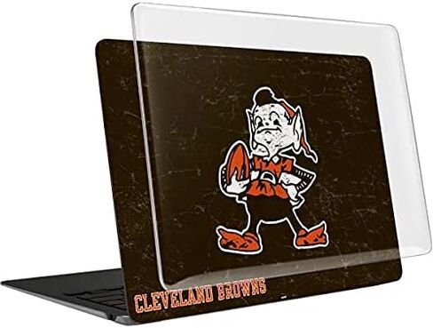 Skinit Case + Skin Compatible with MacBook Air 13in M1 (2021) - Officially Licensed NFL Cleveland Browns Alternate Distressed Design in Saudi Arabia