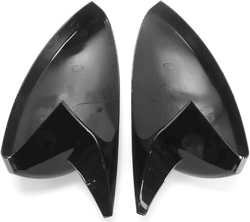 Mirror Cap Covers Ox Horn Style Compatible with Nissan Altima 2019-2023 & Sentra 2020-2023,Add-on Type Side Mirror Cover Cow Horn Look (Glossy Black) in Saudi Arabia