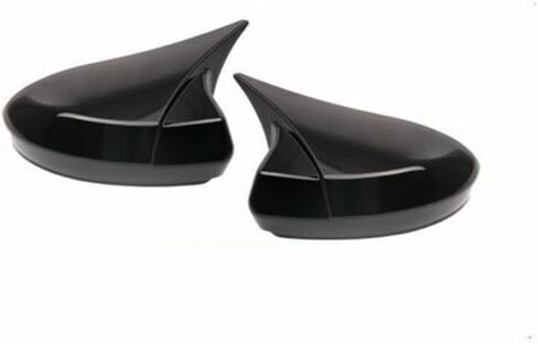 Mirror Cap Covers Ox Horn Style Compatible with Nissan Altima 2019-2023 & Sentra 2020-2023,Add-on Type Side Mirror Cover Cow Horn Look (Glossy Black) in Kuwait