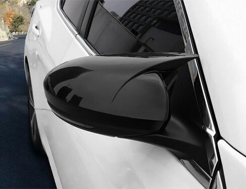 Mirror Cap Covers Ox Horn Style Compatible with Nissan Altima 2019-2023 & Sentra 2020-2023,Add-on Type Side Mirror Cover Cow Horn Look (Glossy Black) in Kuwait