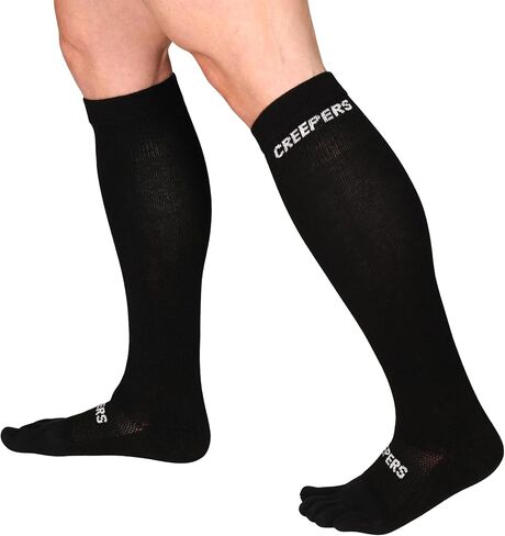 Creepers Merino Wool Over the Calf Toe Socks – Lightweight, Durable & Zero Cushion in Kuwait