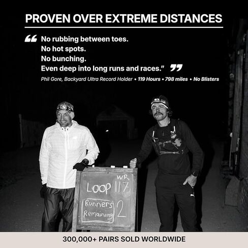 Creepers Merino Wool Over the Calf Toe Socks – Lightweight, Durable & Zero Cushion in Kuwait