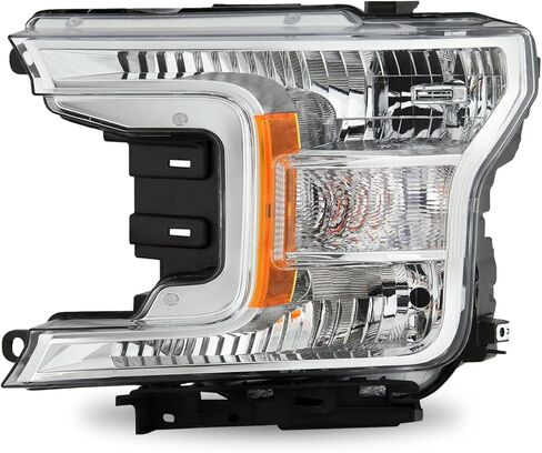 SOCKIR Headlight Assembly [Halogen Type] Fit for 2018-2020 Ford F150 OE Style Headlamp Replacement Passenger & Driver Side in Kuwait