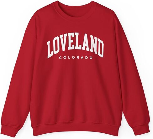 Loveland Colorado Adult Unisex Crewneck Sweatshirt in Kuwait