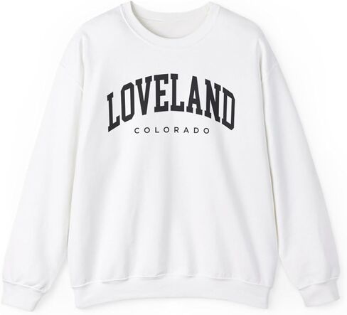 Loveland Colorado Adult Unisex Crewneck Sweatshirt in Saudi Arabia