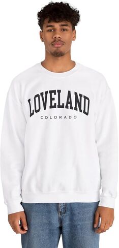 Loveland Colorado Adult Unisex Crewneck Sweatshirt in Saudi Arabia