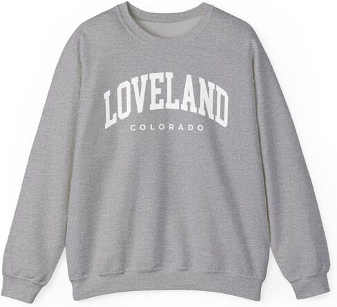 Loveland Colorado Adult Unisex Crewneck Sweatshirt in Saudi Arabia