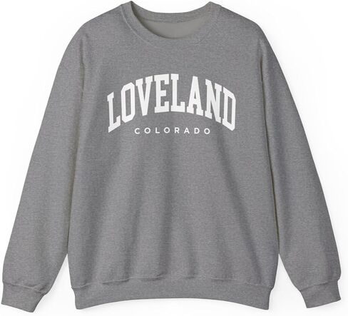 Loveland Colorado Adult Unisex Crewneck Sweatshirt in Saudi Arabia
