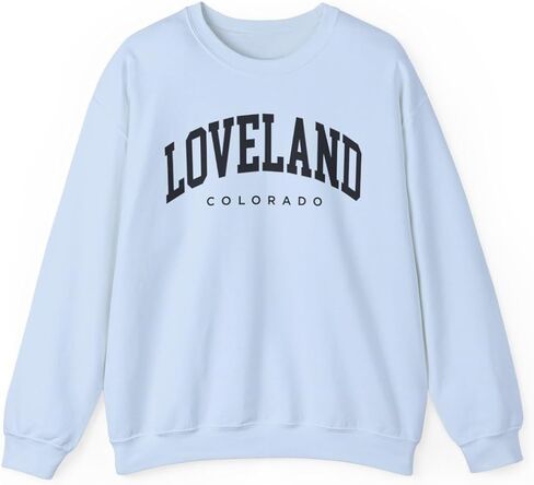 Loveland Colorado Adult Unisex Crewneck Sweatshirt in Saudi Arabia