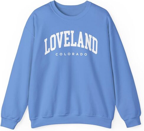 Loveland Colorado Adult Unisex Crewneck Sweatshirt in Saudi Arabia