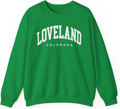 Loveland Colorado Adult Unisex Crewneck Sweatshirt in Saudi Arabia