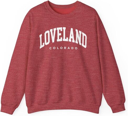 Loveland Colorado Adult Unisex Crewneck Sweatshirt in Saudi Arabia