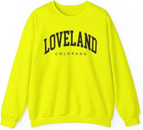 Loveland Colorado Adult Unisex Crewneck Sweatshirt in Saudi Arabia