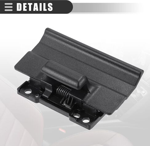 Motoforti Center Console Latch, Center Console Lid Door Lock Lever, for Toyota Tacoma 2015-2022, ABS, with 1pcs Screwdriver, 58971-0C040, Black, 1 Set in Saudi Arabia