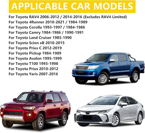 طقم استبدال مزلاج غطاء وحدة التحكم المركزية من سبائك الزنك متوافق مع Toyota 4Runner Camry Corolla Yaris T100 Prius Pickup Avalon Scion xB RAV4، مزلاج غطاء مسند ذراع وحدة التحكم المركزية للسيارة، 58908-12080 in Saudi Arabia