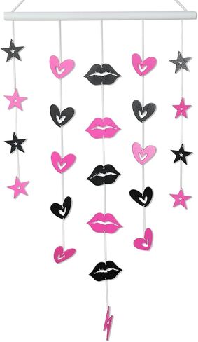 ERNTRNL 2000s Room Decor - Y2k Wall Hanging Decor, 2000s Retro Youth Themed Wall Hanging Decorations Pink For Home Bathroom, Bedroom Or Living Room in Kuwait