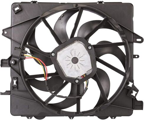 Dual Radiator and Condenser Fan Assembly | Cooling Fan | Compatible with 2014-2015 Cadillac CTS in Saudi Arabia