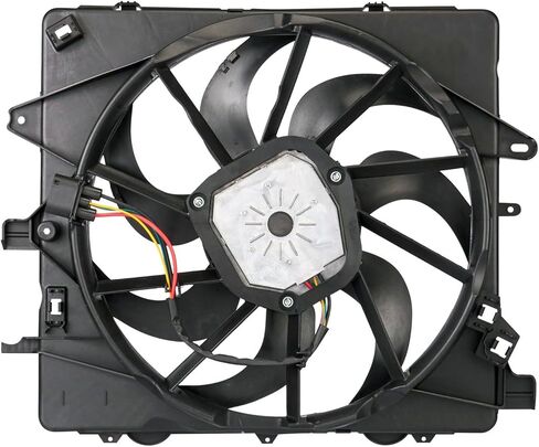 Dual Radiator and Condenser Fan Assembly | Cooling Fan | Compatible with 2014-2015 Cadillac CTS in Saudi Arabia