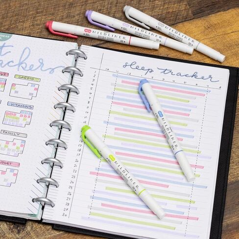 أقلام هايلايتر ذات طرفين من قلم Zebra Mildliner - أقلام تحديد ذات طرفين عريضة ورفيعة - مجموعة من الألوان في عبوة هدايا مغلف - حبر خالٍ من الأحماض وغير سام (15 عبوة) in Saudi Arabia