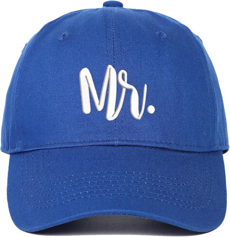 Matching Mr. & Mrs. Embroidered Baseball Caps for Men Women's, Bridal Gift, Newlywed Honeymoon Wedding Gift Bride Groom Hats in Saudi Arabia