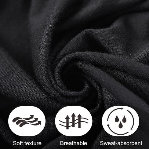 Geyoga 2 Pcs Cancer Chemo Headwear Chemo Headscarf for Women Flower Design Turban Head Wraps Pre Tied Cancer Gifts for Women(Black, Khaki) in Saudi Arabia