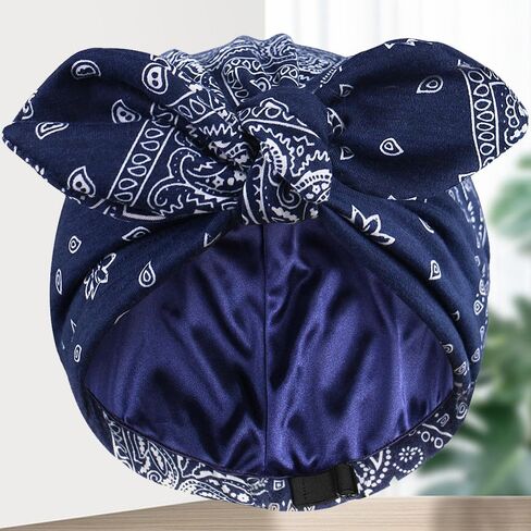 Satin Lined Beanie for Women, Chemo Headwear, Soft Head Covering, Adjustable, Suitable for Daily Wear & Sleeping in Saudi Arabia