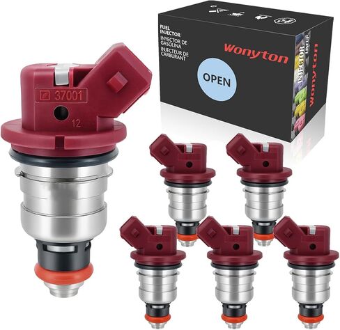 6PCS Fuel Injectors Compatible with Mercury Mariner Outboard Optimax DFI 1.5L-3.0L 1999 2000 2001 2002 2003 2004 2005 2006 2007 2008 2009 2010 Replace 804528, 75-90-115-200-225, 37001 in Saudi Arabia