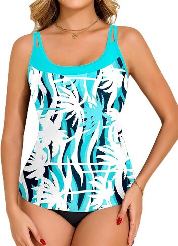 NIeyook Womens Tankini Top Only Slimming Swim Top Modest Tankini Loose Fit Swimsuit Flowy Swimwear No Bottom 2026 in Saudi Arabia