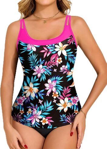 NIeyook Womens Tankini Top Only Slimming Swim Top Modest Tankini Loose Fit Swimsuit Flowy Swimwear No Bottom 2026 in Saudi Arabia