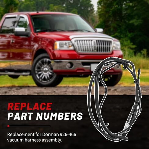 مجموعة أدوات فراغ 926-466 4WD متوافقة مع Ford F-150 2004-2008 وLincoln Mark LT 2006-2008، خرطوم مكنسة المحرك الأمامي لقفل المحور الأمامي in Kuwait