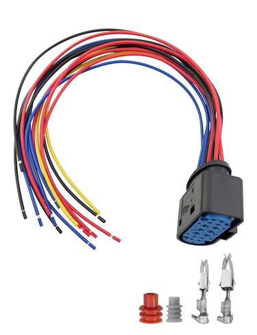 14-Pin Headlight Connector Pigtail Plug Fit for Ford Focus 2012 2013 2014 2015 2016 2017 2018 Replace 1719105-2,WPT-1357, BU2Z- 14S411-LA in Kuwait