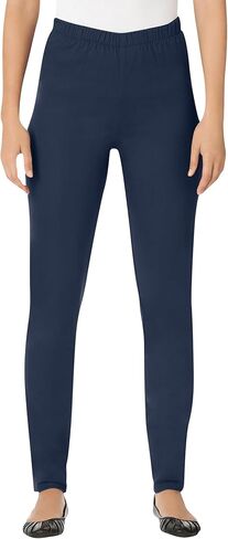 Woman Within Plus Size Pull-On Elastic-Waist Stretch Fineline Denim Jeans in Saudi Arabia