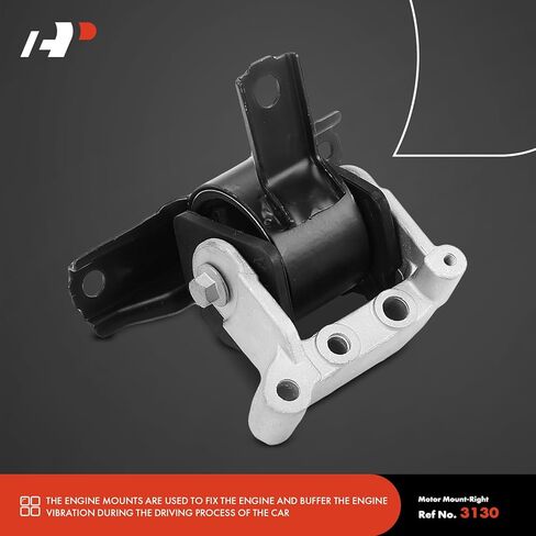 مجموعة محرك المحرك وناقل الحركة A-Premium 4 قطع متوافقة مع Jeep Compass Patriot 2007-2017 & Dodge Caliber 2007-2011، 1.8L 2.0L 2.4L، CVT أو النقل اليدوي أو التلقائي، استبدال # 5105493AB in Saudi Arabia