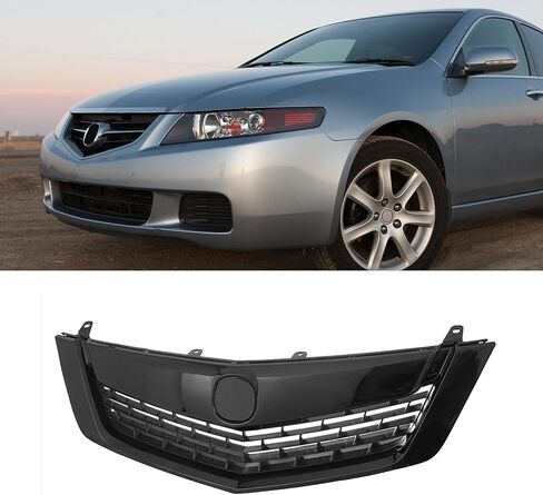 المصد العلوي الأمامي لشبكة المصد الأمامي لـ Acura TSX 2009-2010 No.71121-TL2-A00 المصد العلوي الأمامي لشبكة الكلى باللون الأسود in Kuwait