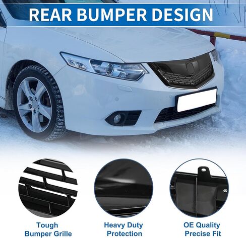 المصد العلوي الأمامي لشبكة المصد الأمامي لـ Acura TSX 2009-2010 No.71121-TL2-A00 المصد العلوي الأمامي لشبكة الكلى باللون الأسود in Kuwait