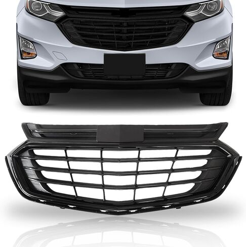 شواية أمامية علوية سوداء لامعة لسيارة 2018 2019 2020 شيفروليه تشيفي إكوينوكس مجموعة مصبغة المصد 84150736 in Kuwait