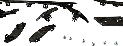 مجموعة الشواية الأمامية ذات النمط الشبكي الأسود اللامع تناسب موديلات 2022 2023 2024 Honda Civic Si & Hatchback فقط in Kuwait