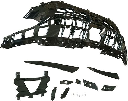 مجموعة الشواية الأمامية ذات النمط الشبكي الأسود اللامع تناسب موديلات 2022 2023 2024 Honda Civic Si & Hatchback فقط in Kuwait