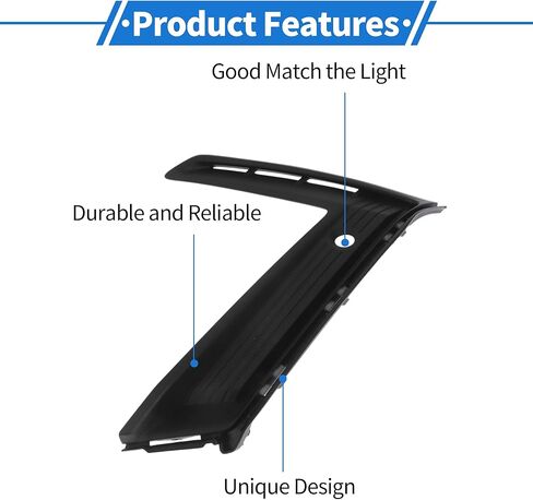 Front Left Fog Light Grill No.711903A0A20 Front Lower Bumper Fog Light Cover Inserts for Honda CR-V 2020-2025 Black ABS 1 Pc in Saudi Arabia