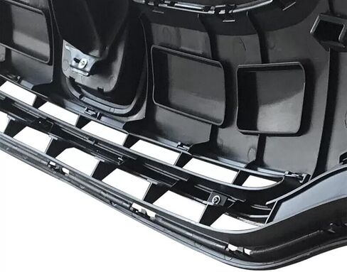 شبكة المصد الأمامي للسيارات YLT متوافقة مع شبكات هوندا فيت 2015-2017 باللون الأسود اللامع البديلة لشبكات سحب الهواء الأمامية in Kuwait