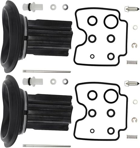 2-Pack Carburetor Rebuild Kit Carb Repair Kits Replacement for Yamaha V Star 1100 XVS1100 1999-2007 in Kuwait
