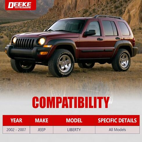 2PC Front Upper Control Arms for 2002-2007 Jeep Liberty, 2 Upper Control Arms w/Ball Joints Assemblies K3198 in Kuwait