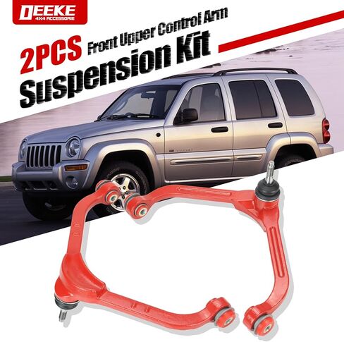 2PC Front Upper Control Arms for 2002-2007 Jeep Liberty, 2 Upper Control Arms w/Ball Joints Assemblies K3198 in Kuwait
