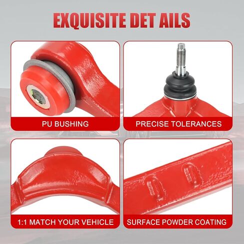 2PC Front Upper Control Arms for 2002-2007 Jeep Liberty, 2 Upper Control Arms w/Ball Joints Assemblies K3198 in Kuwait